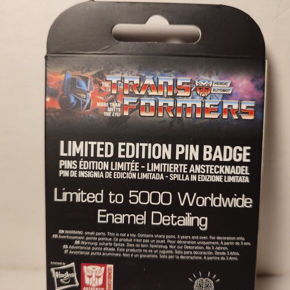 Transformers 40th Anniversary Optimus Prime & Megatron Enamel Pins Official Set - Picture 2 of 5